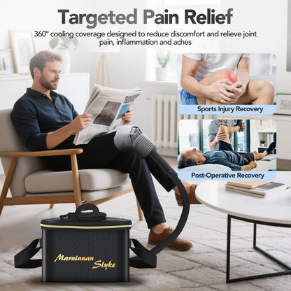 MarvinnanSlyke Portable Ice Machine Knee Cold Therapy Recovery System Medium