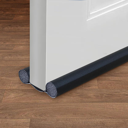 Protalwell Door Draft Stopper Brown Under Door Insulator Fits 1-3/4" Doors