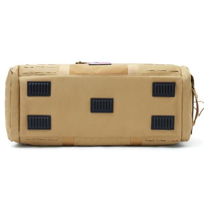 CONTAIL 48L Military Tactical Molle Duffle Bag Detachable Straps Earth Yellow