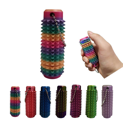 VeiDynoA Ouchies Pain Fidget Toy 3D Printed Anxiety Relief Rainbow Keychain