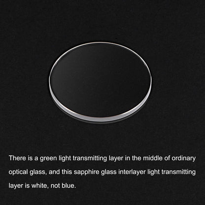 uxcell 32.5mm Sapphire Crystal Watch Glass Lens Round Flat 1.5mm Replacement