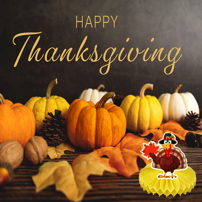 Qpout 9-Piece Thanksgiving Fall Party Table Centerpiece Decorations