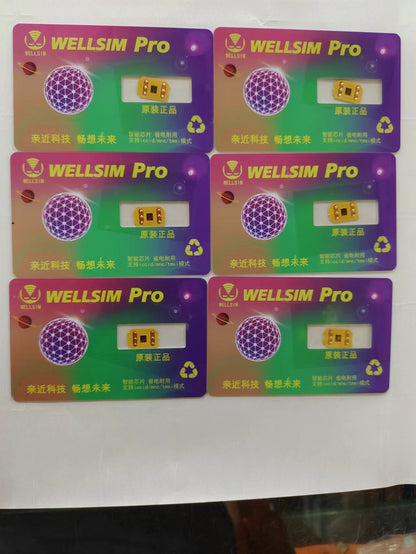 WELLSIM Unlock Card Sticker for iPhone 6S to 14PM