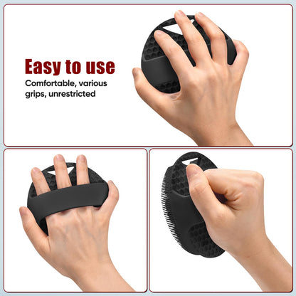 Canroom Silicone Body Scrubber Anti Zinc Infused Exfoliating Black