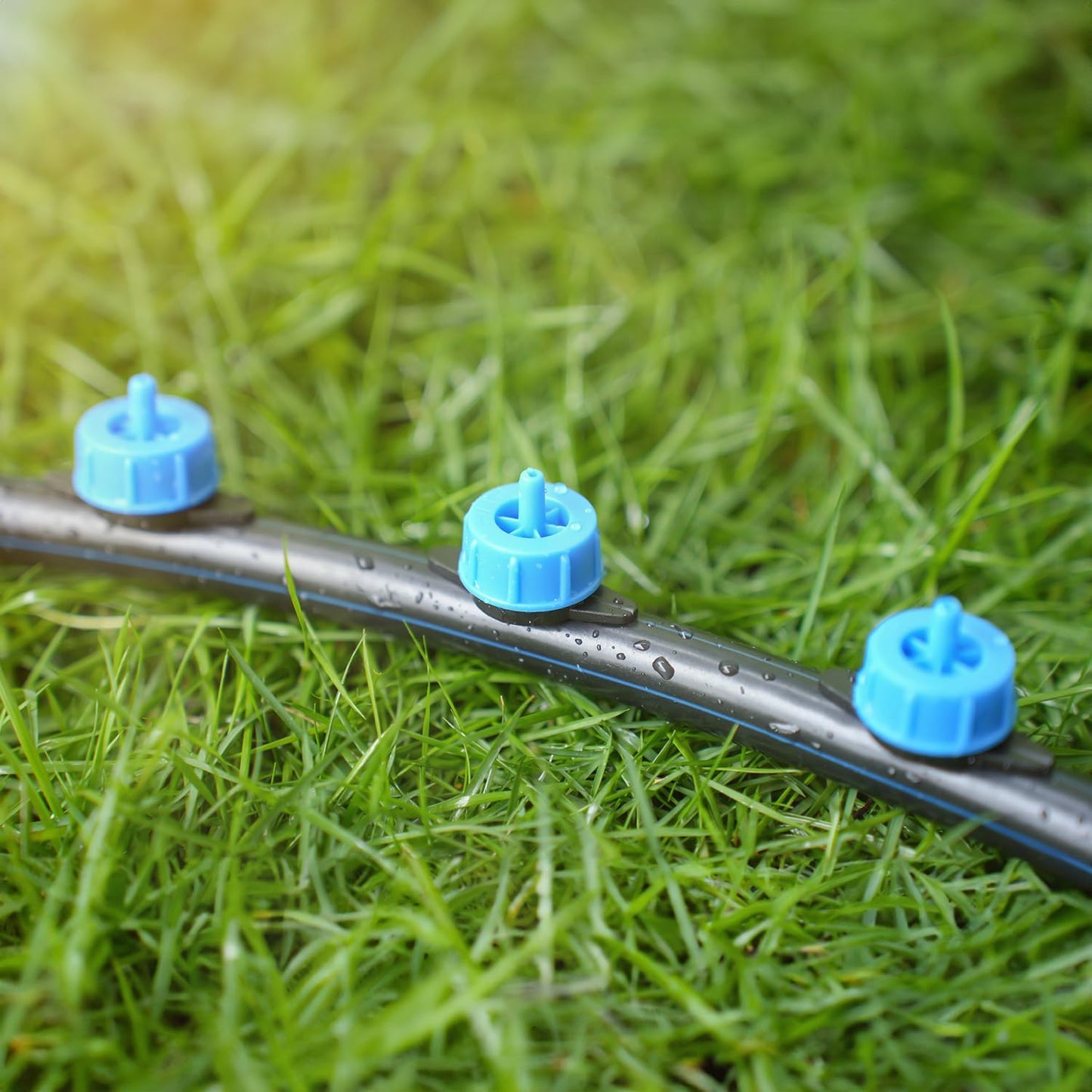 Nyassa 50Pcs Drip Irrigation Emitters 4/7 Inch 4 GPH Pressure Compensated