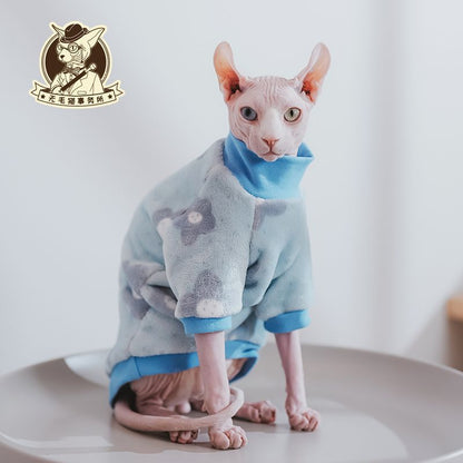 Fleece-lined Thickened Warm Flannel Pet Clothing