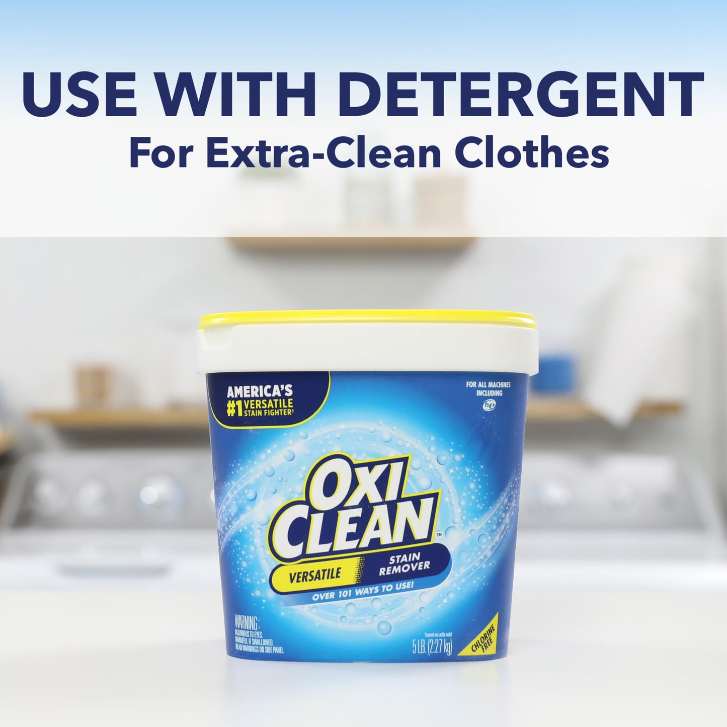 OxiClean Versatile Stain Remover Powder 5 lb No Color