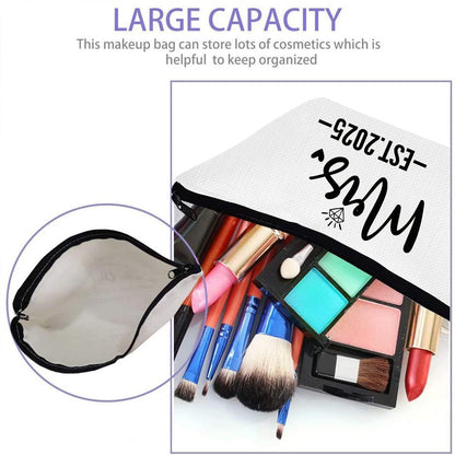 Cyntan Mrs Makeup Bag Bridal Shower Engagement Wedding Bachelorette Gift