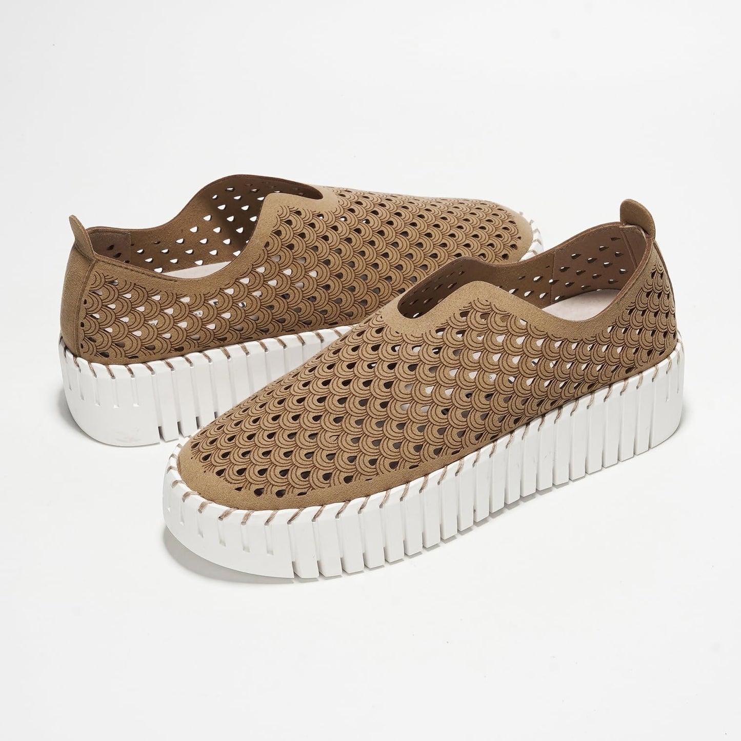 Project Cloud Loafers Lightweight Slip-On Non Slip Sneakers Beige Size 5.5