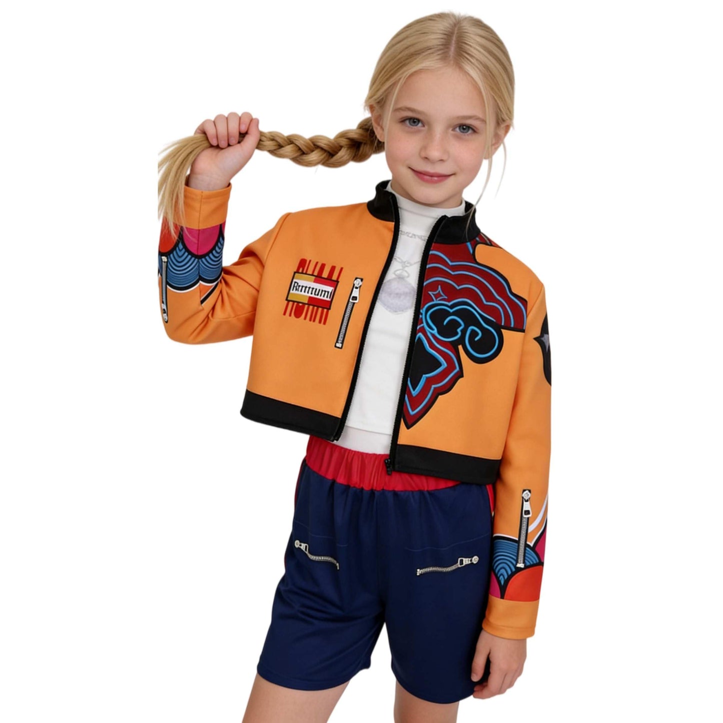 SAVITO Pop Idol Cosplay Costume Cartoon Girl A Size 5-6 Years 130CM