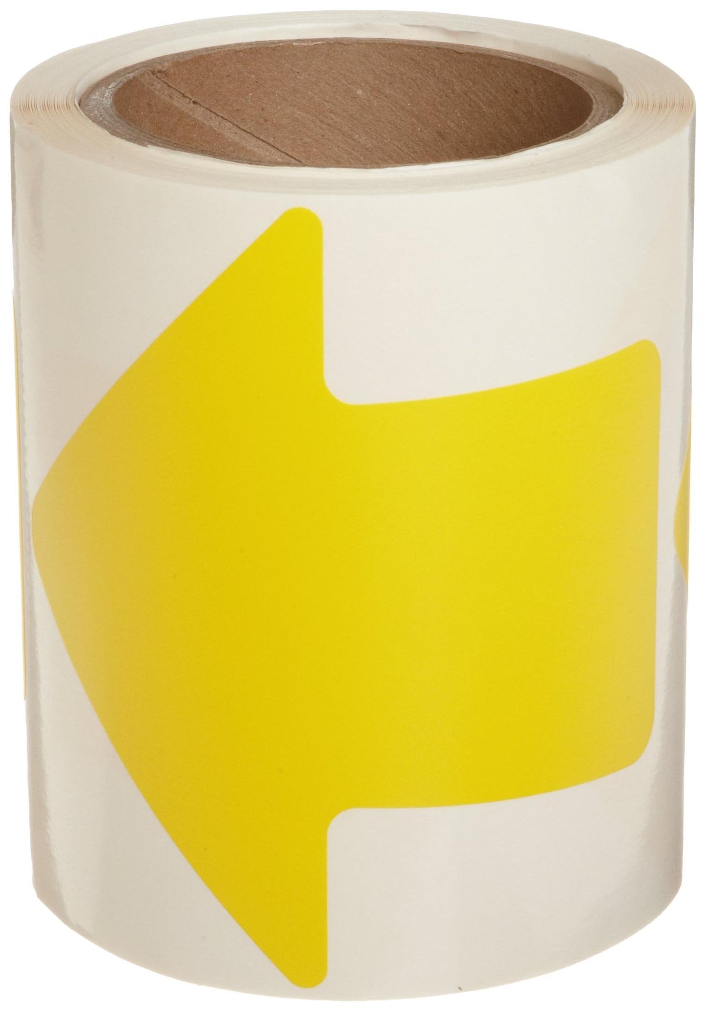 Brady 121046 Nonabrasive Arrow Floor Marking Tape 2" Yellow 100/Roll