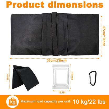 Mordx Photography Sandbag Set of 4 Heavy Duty Weight Bags for Light Stand