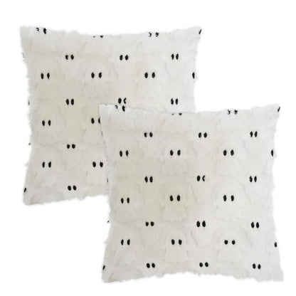 yaenoei Halloween Ghost Pillow Covers 18x18 Beige Set of 2