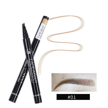 Four-Head Liquid Tattoo Eyebrow Pencil