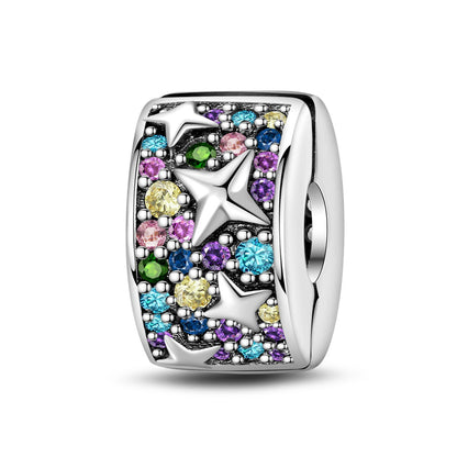 DIY Bead Accessories Safety Colored Stone Butterfly Star Buckle Fixing Clip