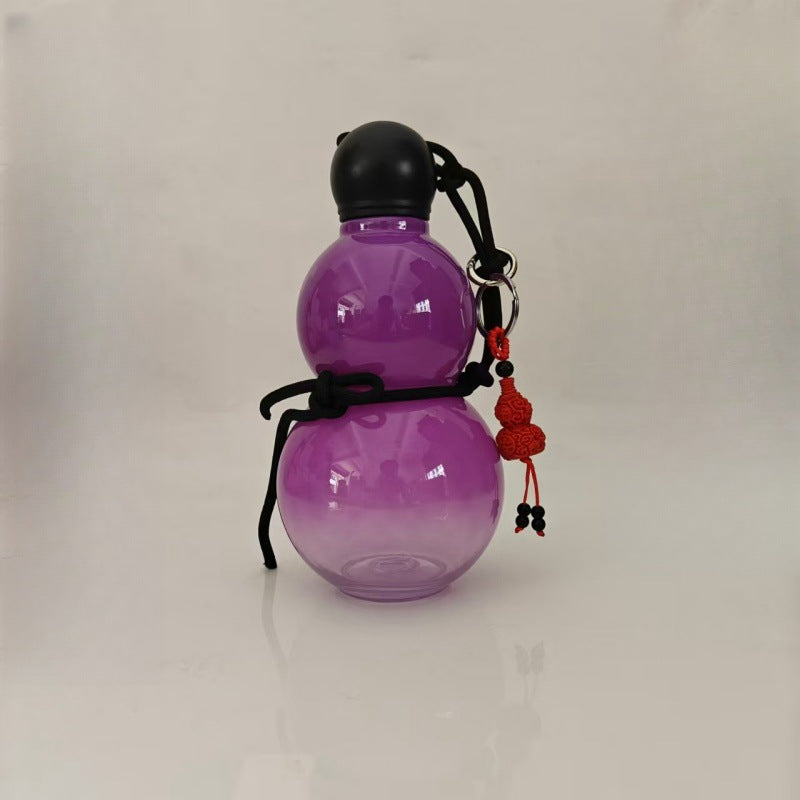 New plastic sports water cup Internet celebrity gourd kettle space cup boys and girls water cup large capacity