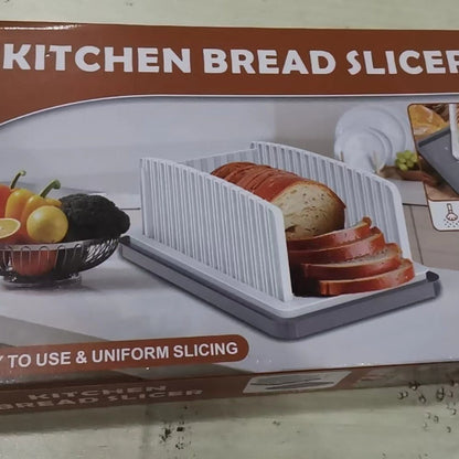 New detachable bread cutting tray Multifunctional foldable bread slicer with tray