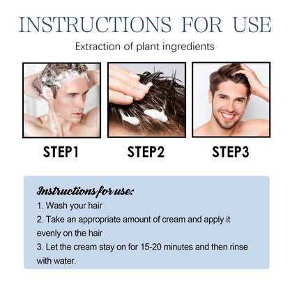 Men's Hair Care Cream Repair Dry Hair And Frizz Supple Repair Hair Care Cream