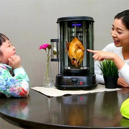 Electric Rotisserie Home Grill Smokeless Skewer Stove