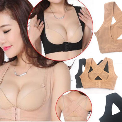 Posture Corrector Adjustable Women Back Support Belt Orthotics Posture Correction Brace Rectify Posture Corset Face Lift Tool