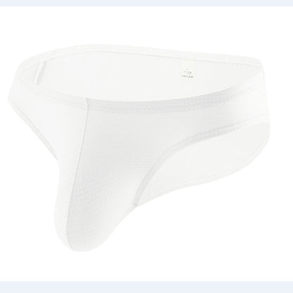 Men's Thick Ice Silk Solid Color Briefs