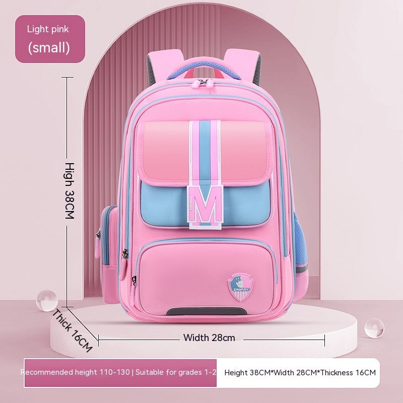 Spine-Supporting Primary School Backpack for Children
