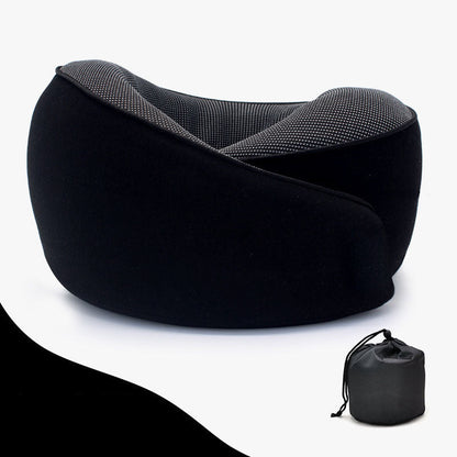 U-shaped memory cotton neck pillow with slow rebound for car travel neck protection