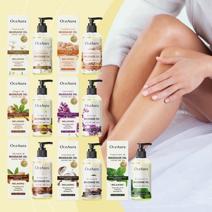 Plant Body Essential Oil (Ginger Oil), Hydrating And Moisturizing Body Moisturizing Massage Essential Oil