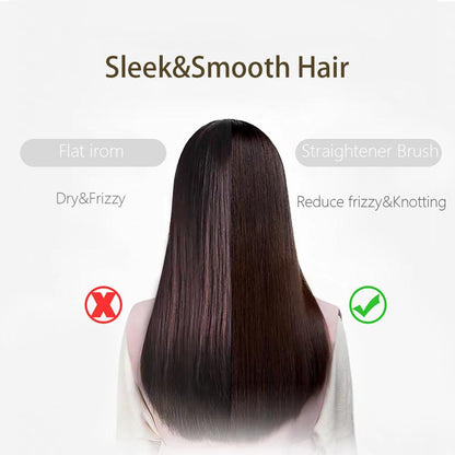 Electric Hair Straightener Comb Brush