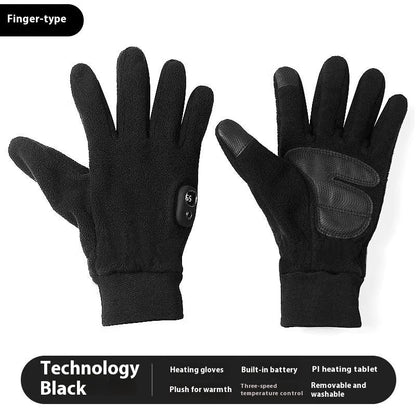 Winter Warm Windproof Electric Heating Gloves