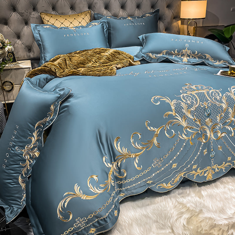 Ice Silk Quilt Bed Sheet Set