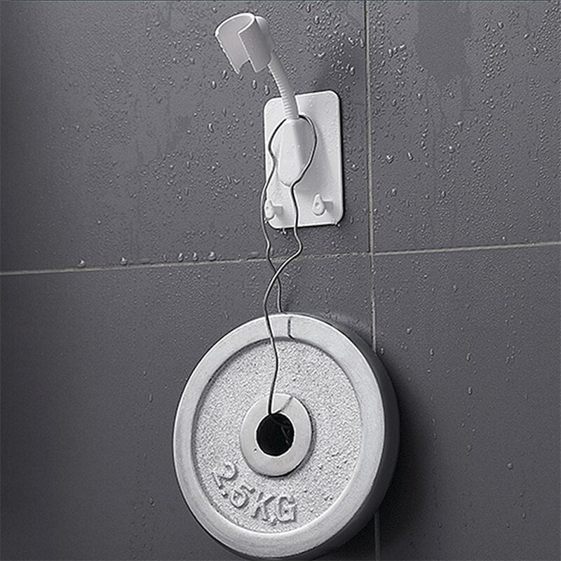 Universal Shower Bracket Fixed Seat Shower Head Nozzle Suction Cup Shower Accessories Punch-Free Home Bathroom Base