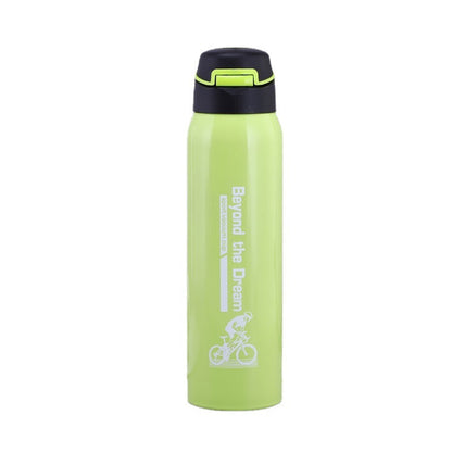 Outdoor sports kettle with handle portable thermos cup anti-fall mountaineering water cup home vacuum cup