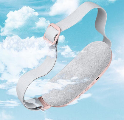 Waist Massager Warm Palace Belt Electric Heating Uterus Acupoints Vibrating Massage Relieve Menstrual Pain Portable USB Charging