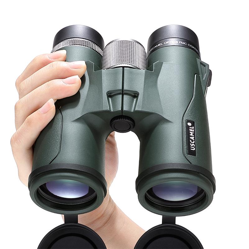 USCAMEL Binoculars 10x42 Military HD High Power Telescope Professional Hunting Outdoor,Army Green