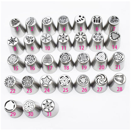 DIY Christmas Cake Decorating Tools Set 30 Pieces