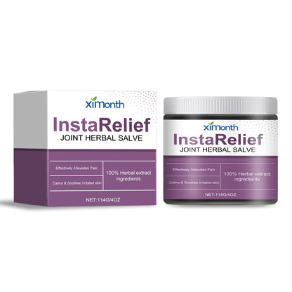 Herbal Joint Care Ointment Relieves Discomfort By Massaging Joints And Knees With A Treatment Cream