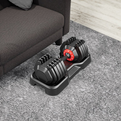 Adjustable Dumbbell Set for Men and Women, 10 in 1, Free Black Dumbbell Rotating Handle for Quick Adjustment (10 gears/55 pounds