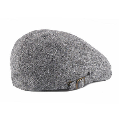 Men's British Retro Breathable Simple Light Board Hat