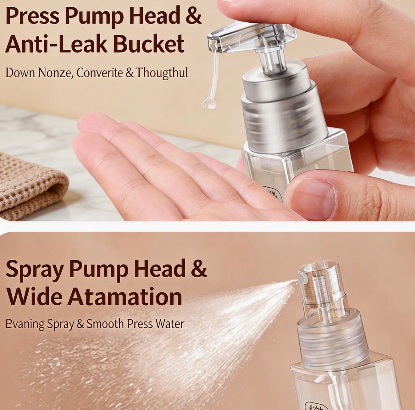 TravelMate 4-in-1 Toiletry Dispenser