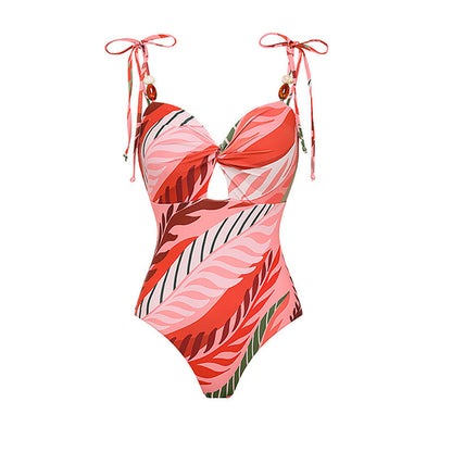 Sexy slim fit fashionable design one-piece swimsuit for women