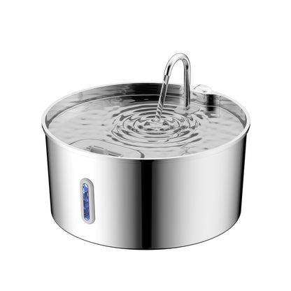Stainless Steel Pet Water Dispenser with Large Capacity, Automatic Heating and Circulating Water for Cats and Dogs