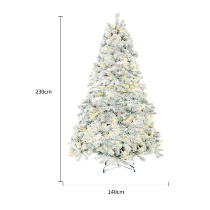 PVC Snow Christmas Tree Decor