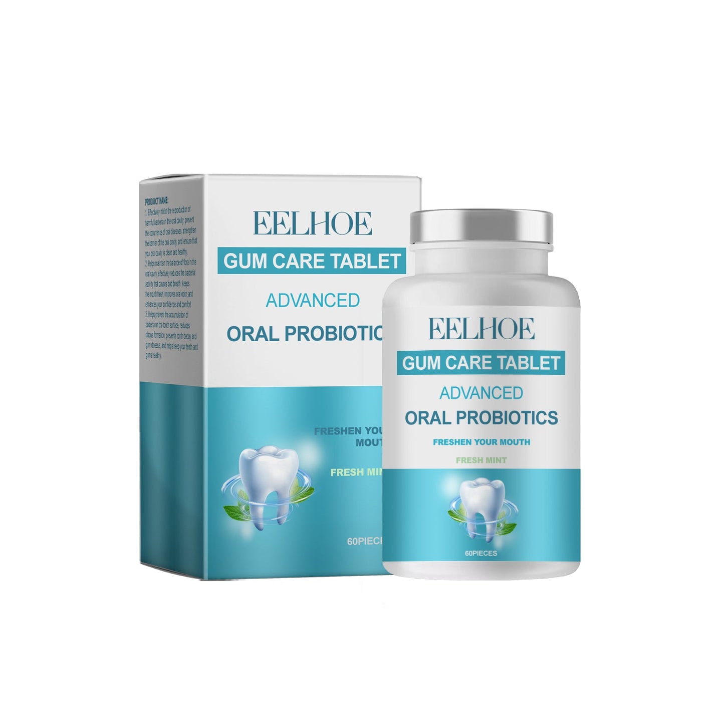 Probiotic Mouthwash Granules Solid Toothpaste Tablets Portable Mouthwash Granules Portable Clean Mouth Guard For Stain Removal