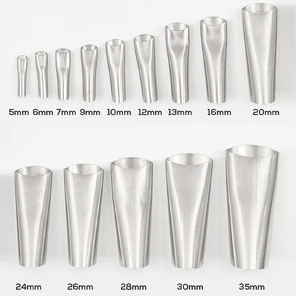 14 PCS Duck Type Glue Nozzle Mighty Caulking Finisher glass glue nozzle stainless steel glue nozzle