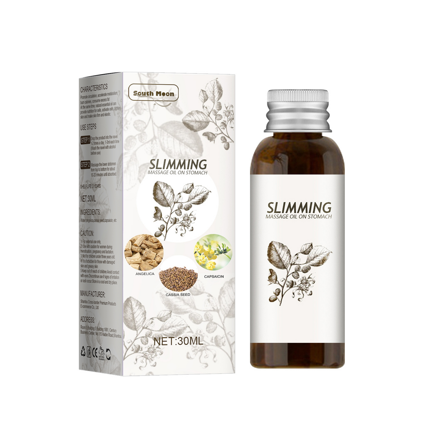 Slimming Essential Oil Body Shaping Body Shaping Body Firming Arms Thighs Worship Meat Belly Massage Skin