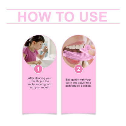 Children's Molar Mouthguard At Night Sleep Anti-Bite Molar Mouthguard Protects Children's Teeth
