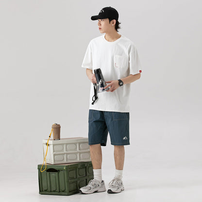 Orderly Japanese Retro Mountain Short Sleeve T-shirt
