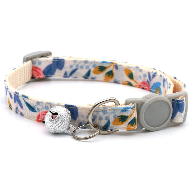 Pet Bandana Pet Collar Daisy Small Floral Sunflower Triangle Scarf for Cats and Dogs