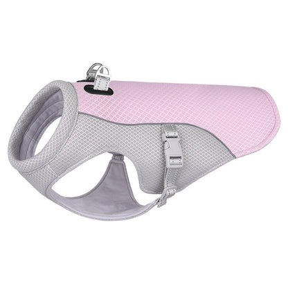 Summer Pet Dog Cooling Vest Heat Resistant Cool Dogs Clothes Breathable Sun-proof Clothing For Small Large Dogs Outdoor Walking